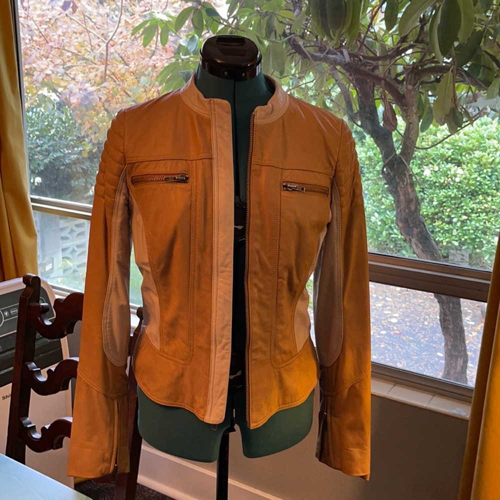 Leith leather jacket.